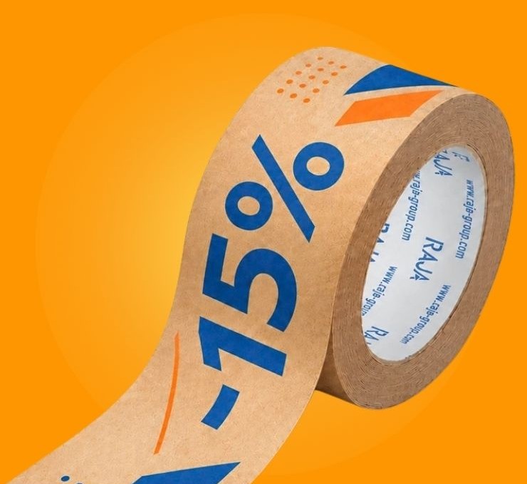 Oferta descuento cinta de embalaje impresa