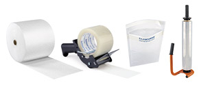 Cintas adhesivas, relleno, film y sobres