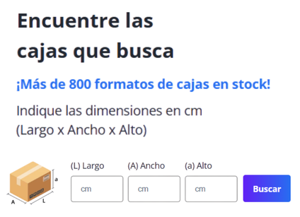 buscador de cajas raja