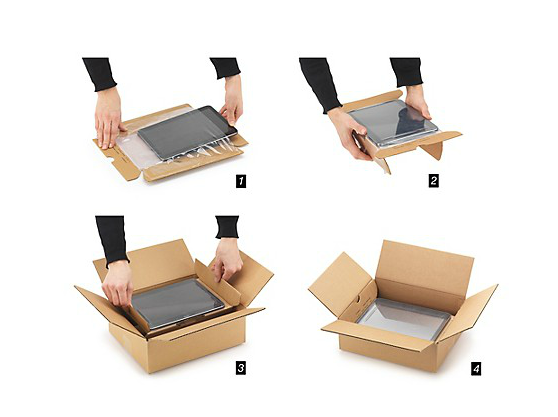 Caja cartón para productos electrónicos
