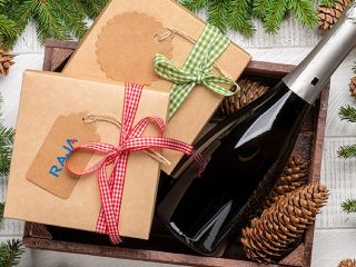 Cómo preparar una cesta de Navidad