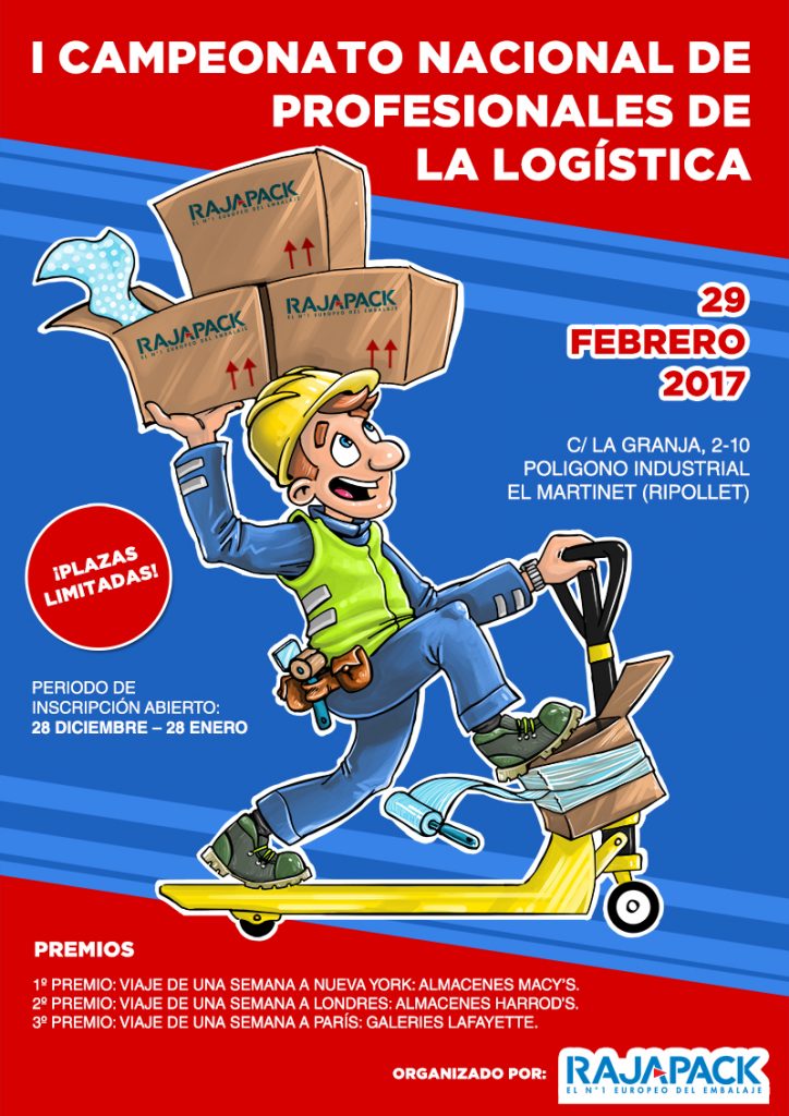 Cartel del I Campeonato Nacional de Profesionales de la Logística