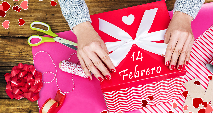 Embalaje para comercio en San Valentín 2017