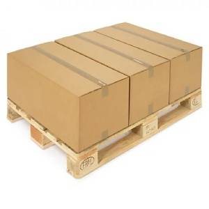 Caja de cartón paletizable canal doble RAJA®