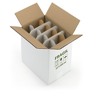 Caja para botellas de Rajapack