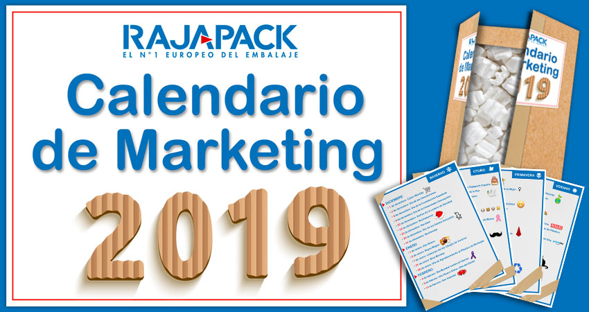 Calendario de Marketing 2019 de Rajapack