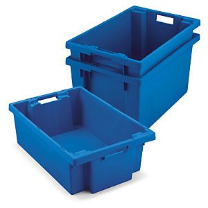 Cajas de plástico para almacenaje Serie Blue - PLASTIC FORTE