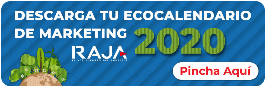 Descarga el Calendario de Marketing 2020 de Embalajes RAJA