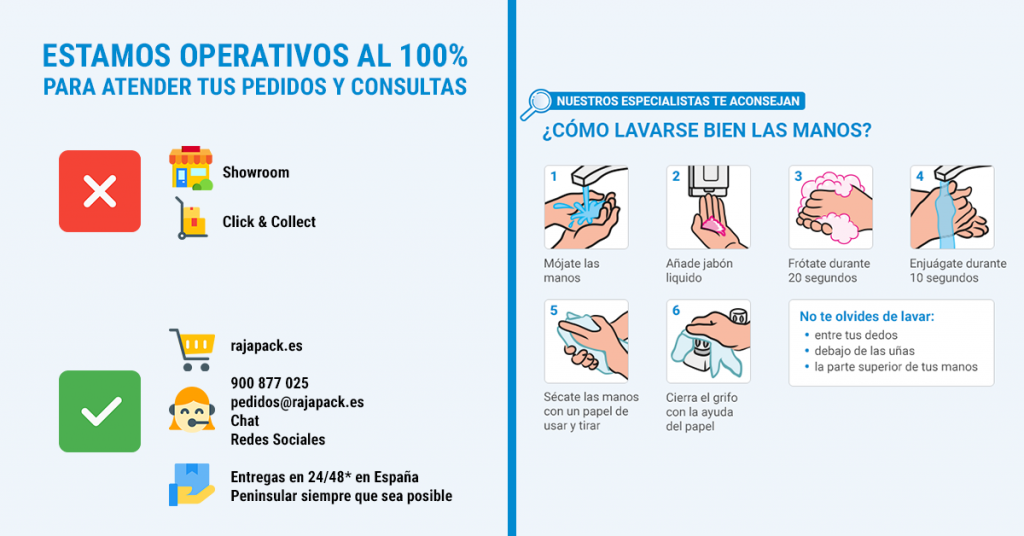La filial española de RAJA® dona 4.000 cajas para Farmacias Trébol, ¡juntos podremos 