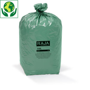 Embalaje EcoResponsable: bolsa de basura de plástico regenerado