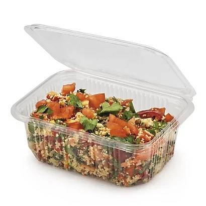 Envase plástico con tapa bisagra RAJA®