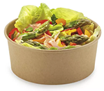 Ensaladera de cartón redonda