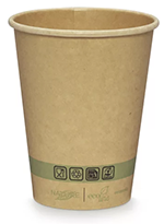 Vaso de kraft compostable
