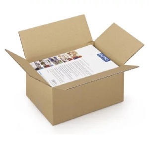 Caja de cartón simple