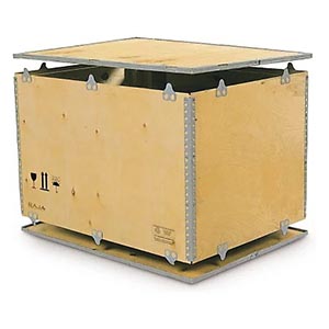 Caja de madera contrachapada