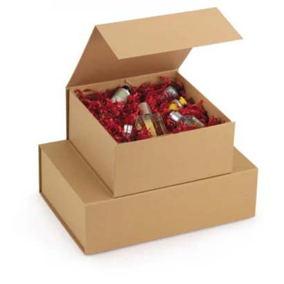 Cajas regalo en kraft con cierre magnético