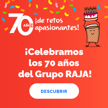 RAJA 70 aniversario Grupo RAJA