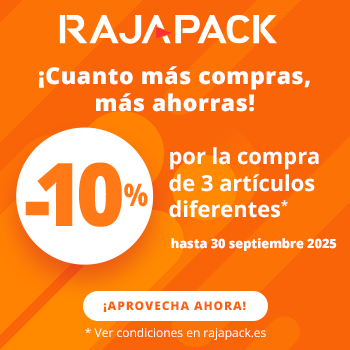 RAJA Cuanto más compras, más ahorras en Rajapack.es