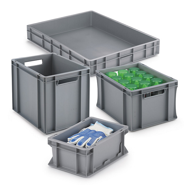 Caja norma Europa gris RAJA®